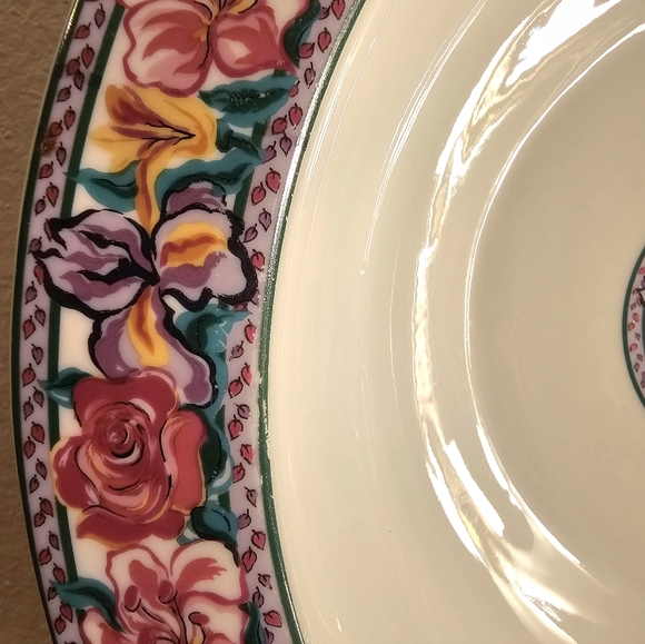 Elizabeth Arden Floral Porcelain Serving Bowl vintage - Picture 5 of 8